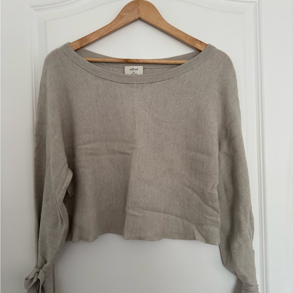 Wilfred Cream Knit Sweater